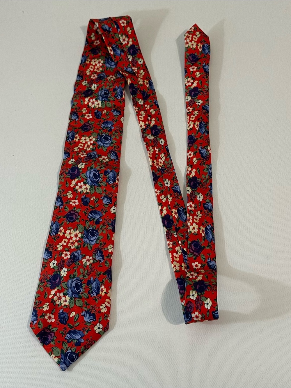 PAUL FREDRICK MENS FLORAL TIE
